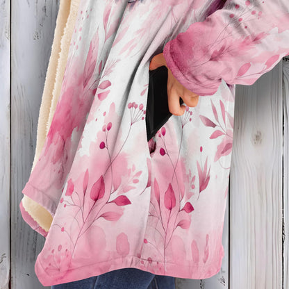 Horse Watercolor Cloak (Pink)