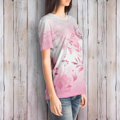 T-shirt - Watercolor Horse (Pink)
