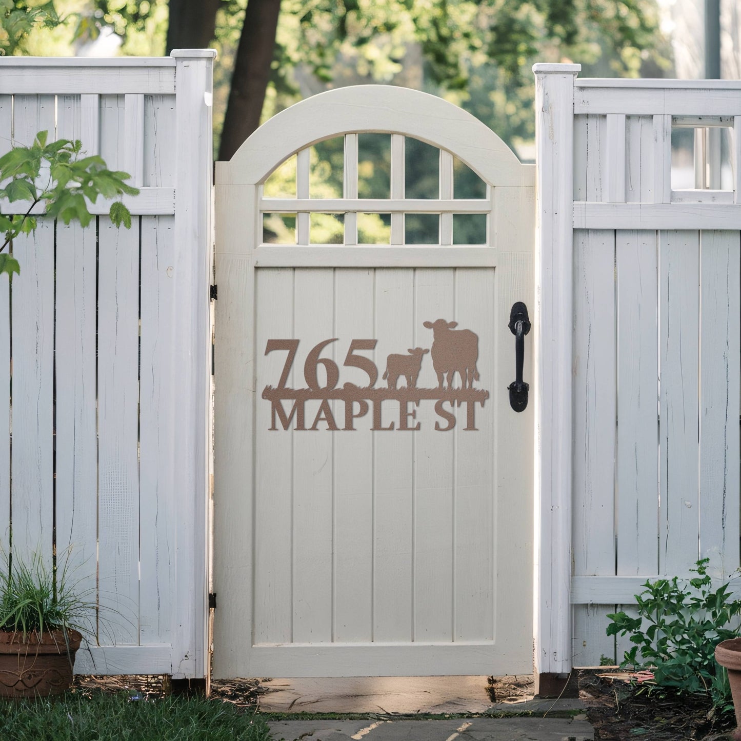 Farm Address – Metal Sign (Personalized)