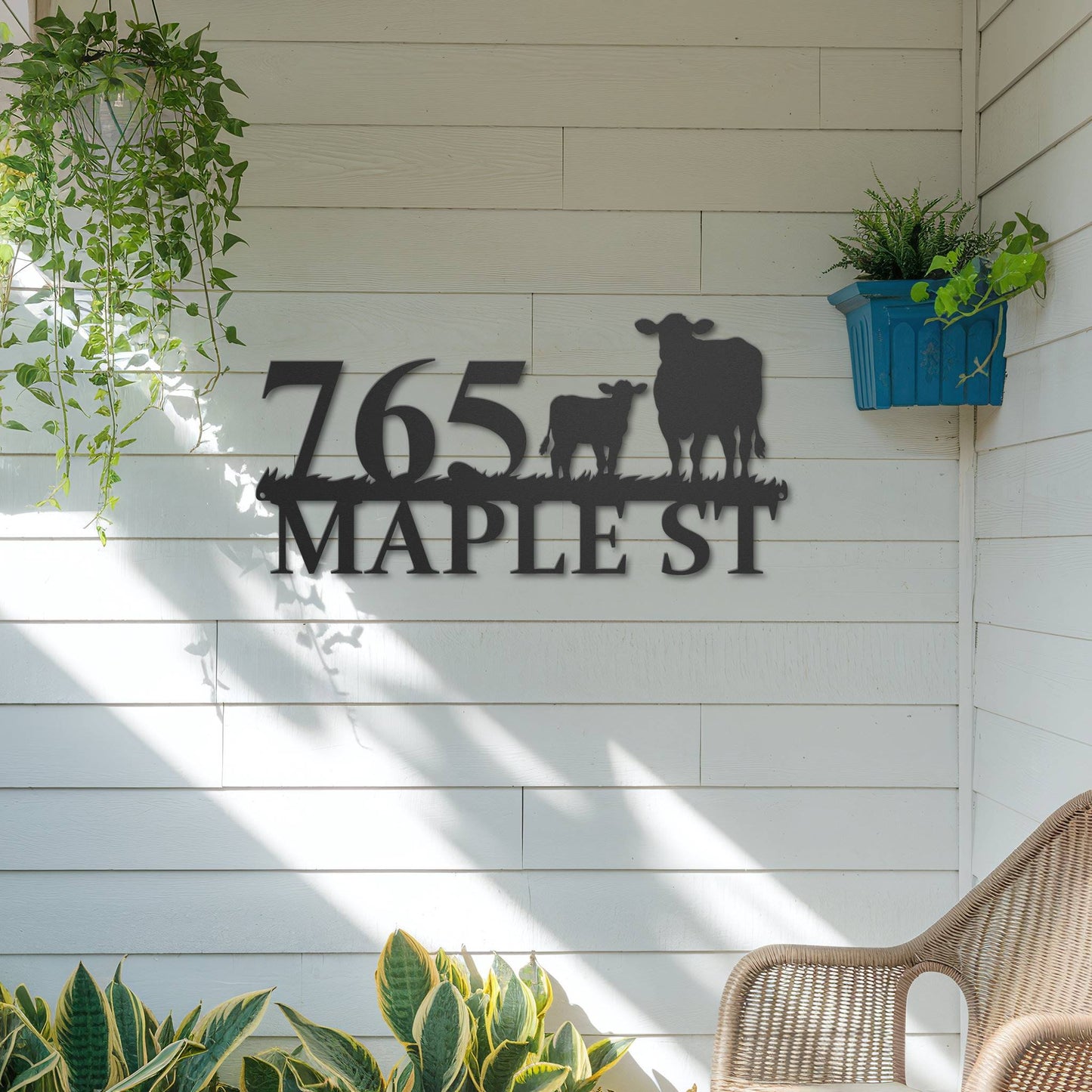 Farm Address – Metal Sign (Personalized)