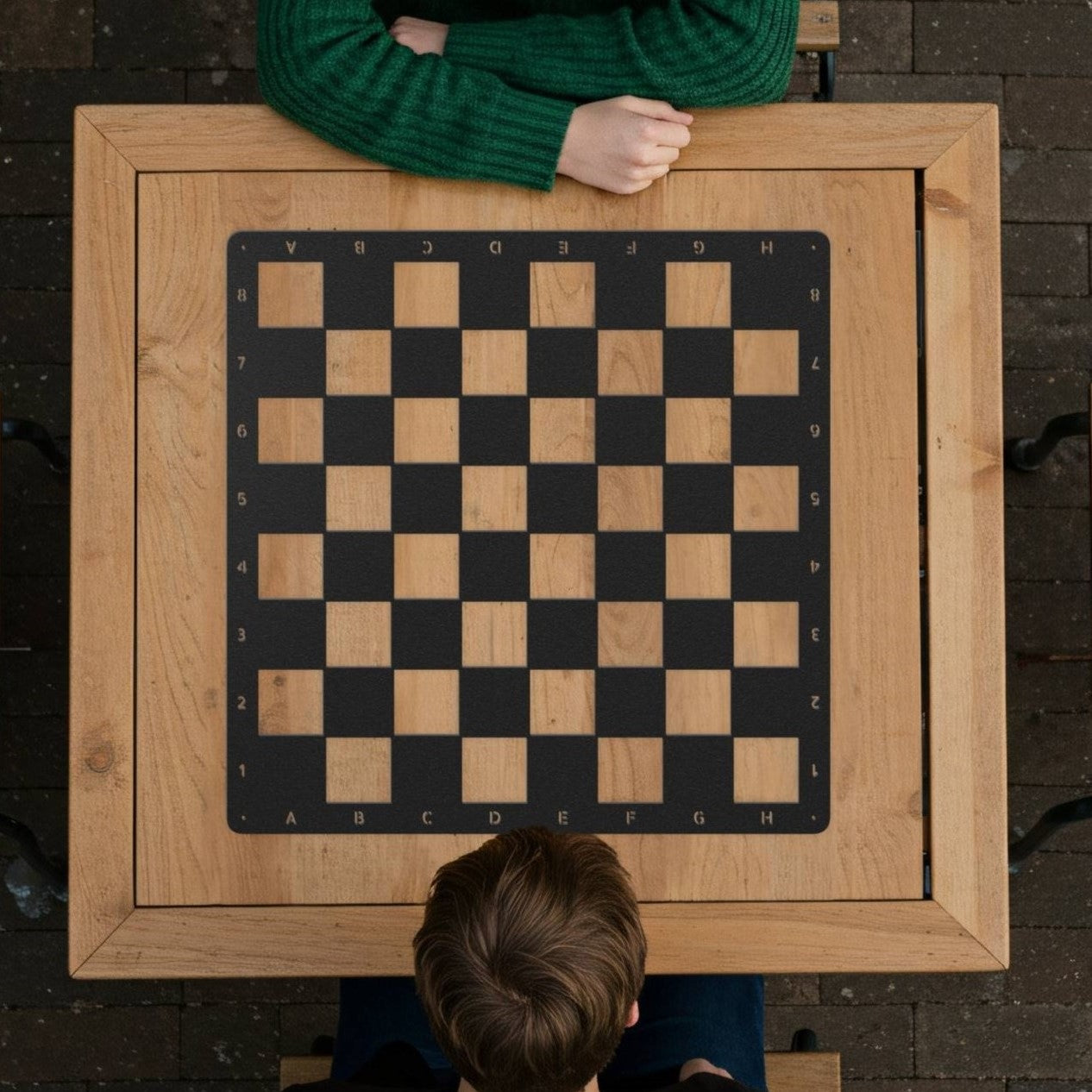 Metal Chess Board