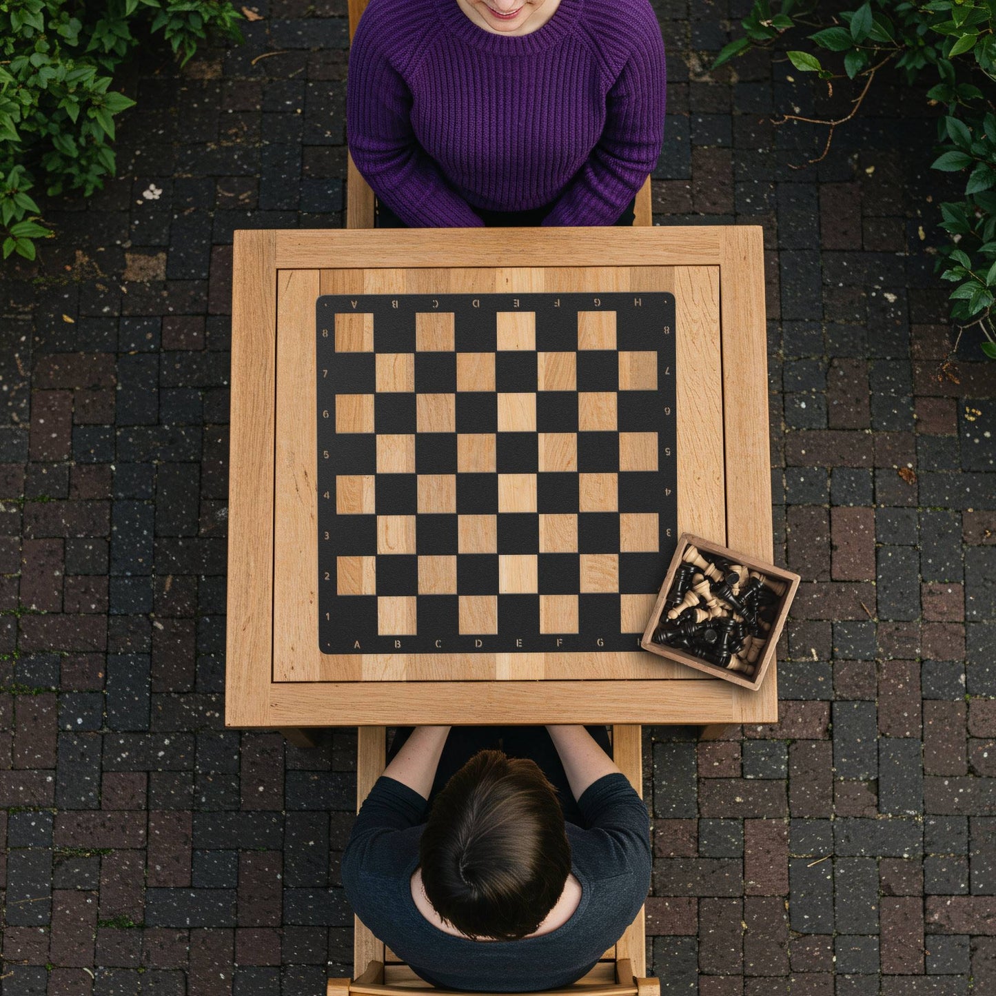 Metal Chess Board