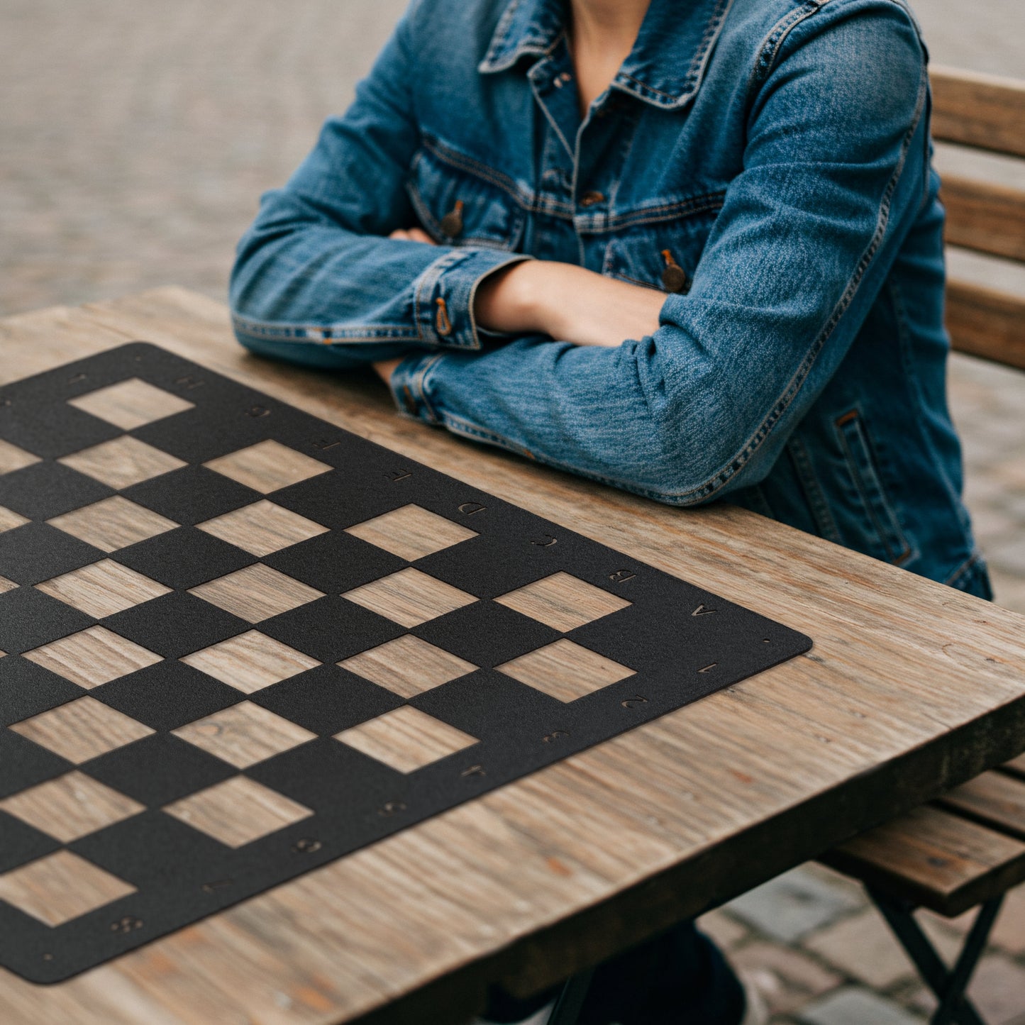 Metal Chess Board