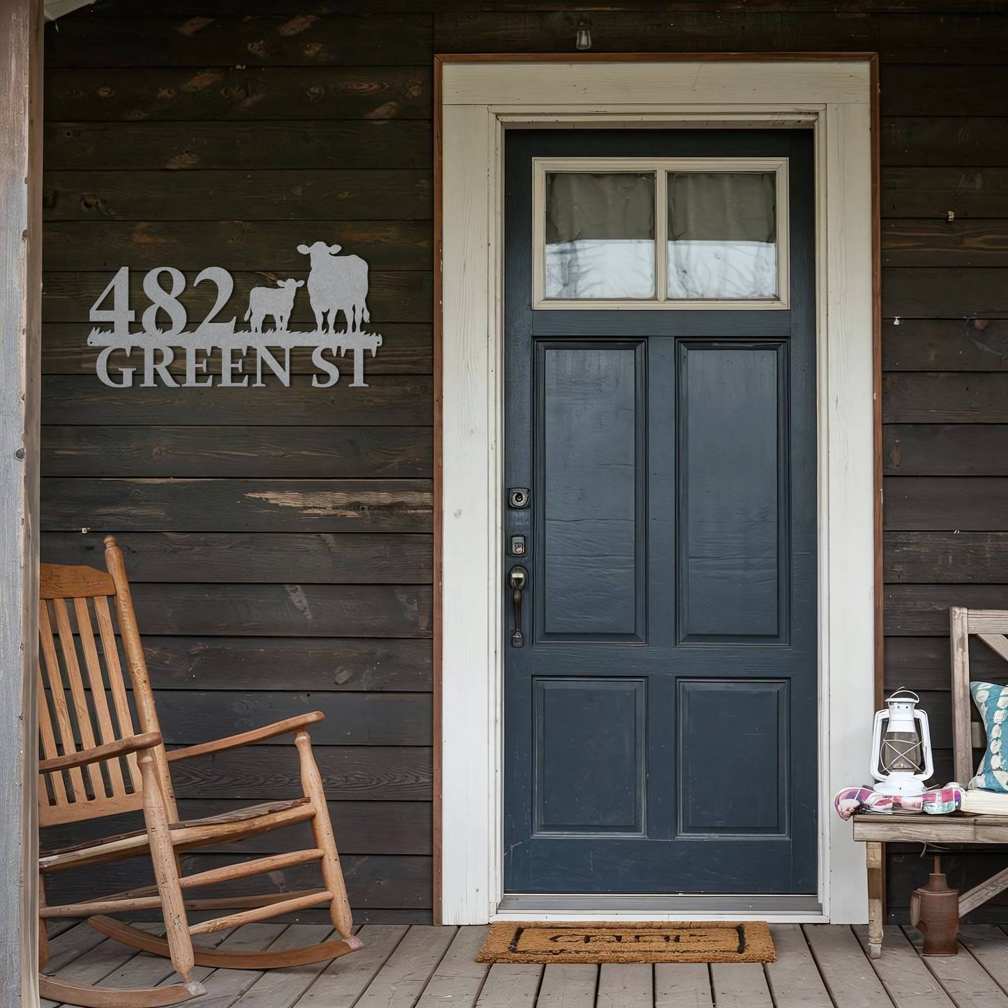 Farm Address – Metal Sign (Personalized)