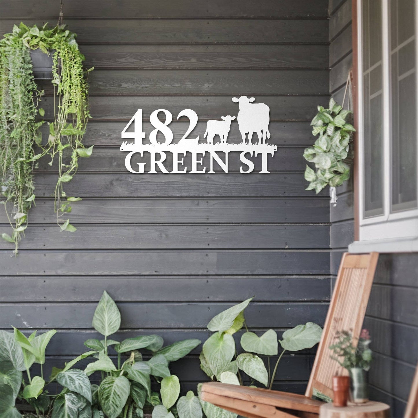Farm Address – Metal Sign (Personalized)