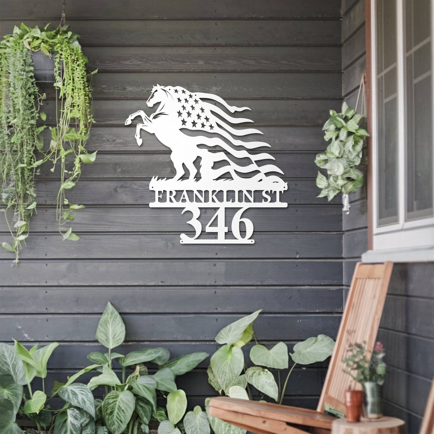 Horsebound American Spirit – Metal Sign (Personalized)