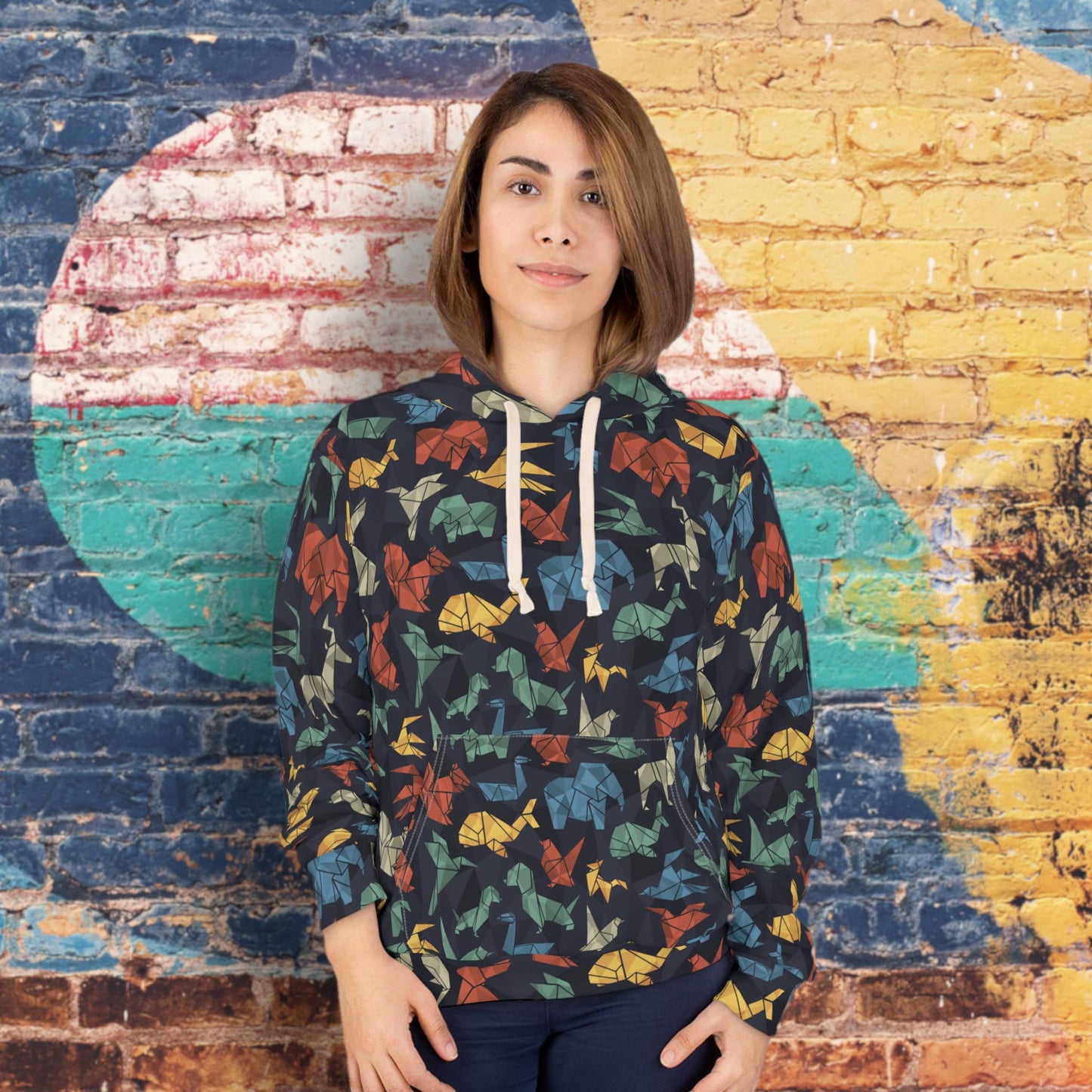 Origami Cube Hoodie (Unisex)