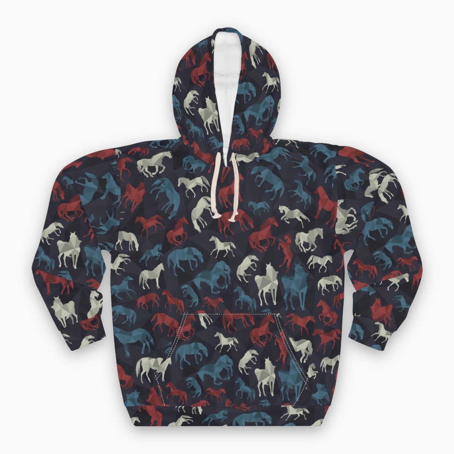 Horses Cube Hoodie (Unisex)