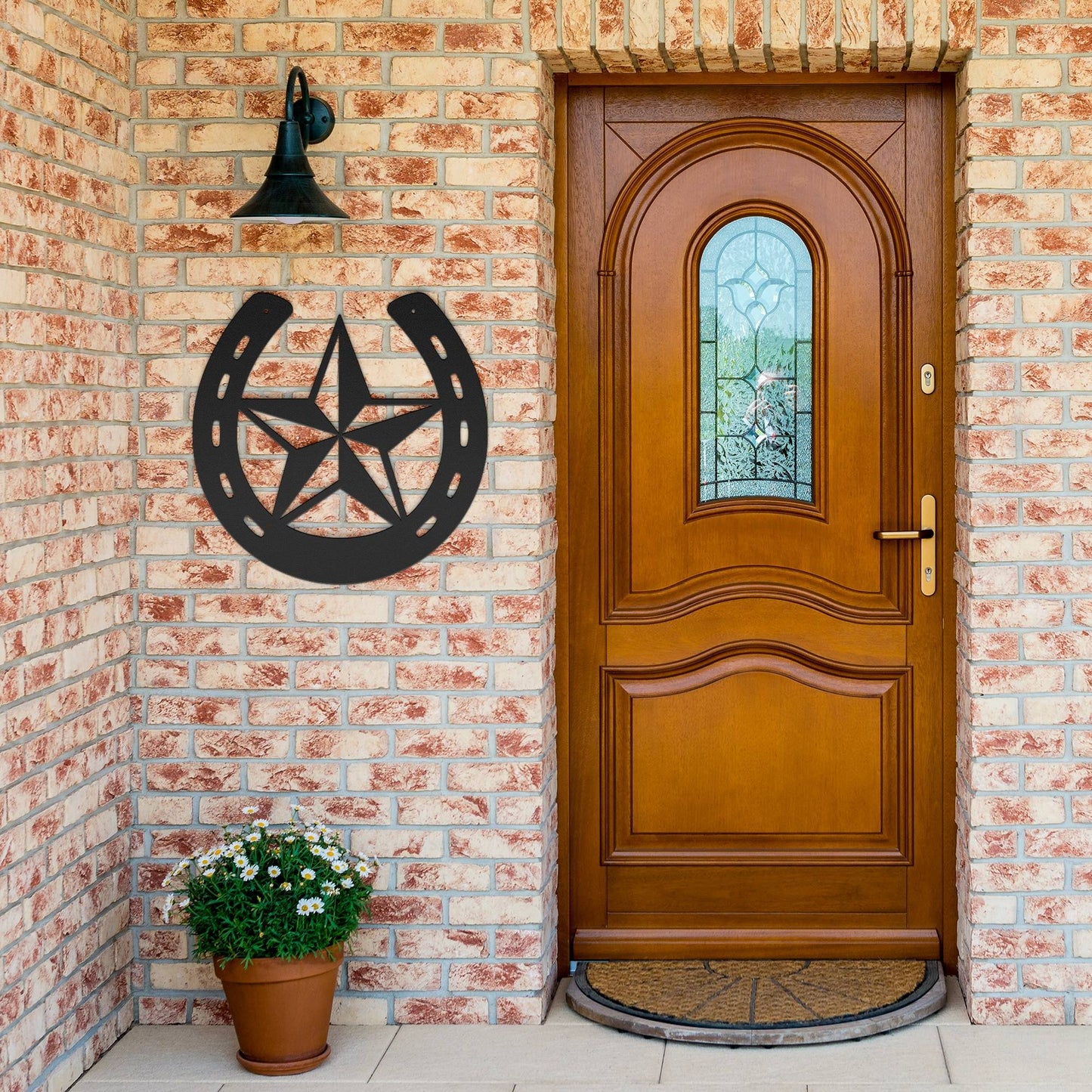Horseshoe: Lucky Star - Metal Sign