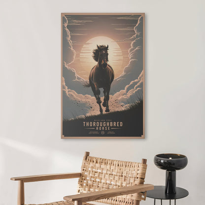 Thoroughbred Wall Canvas