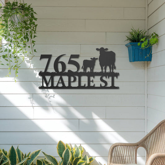 Farm Address – Metal Sign (Personalized)