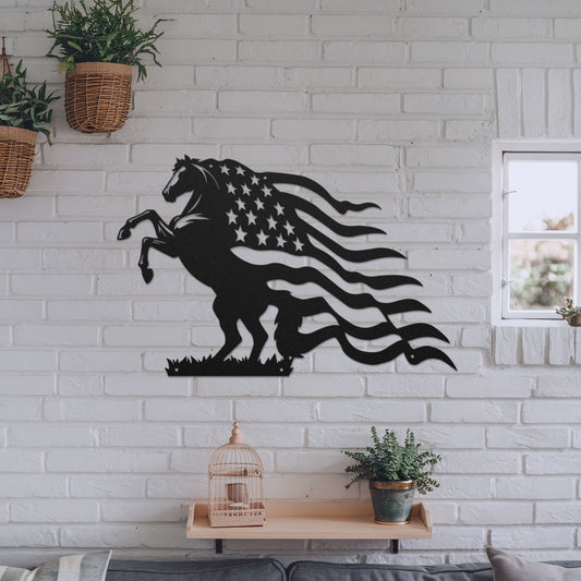 Horsebound American Spirit - Metal Sign