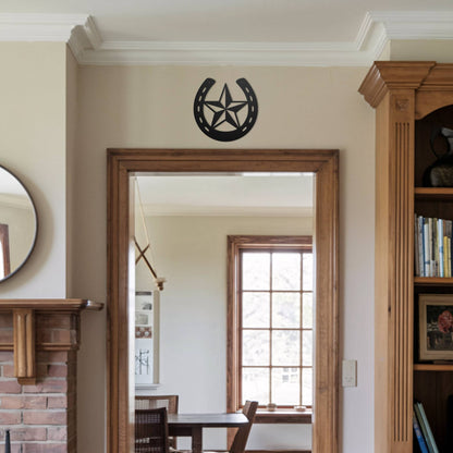 Horseshoe: Lucky Star - Metal Sign