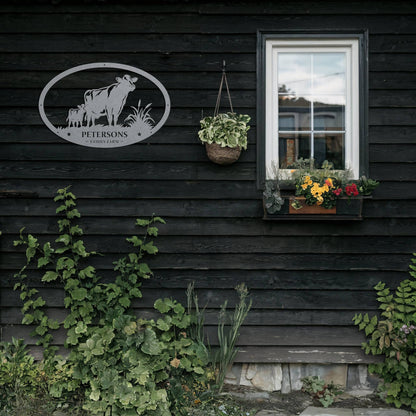 Dairy Farm – Metal Sign (Personalized)
